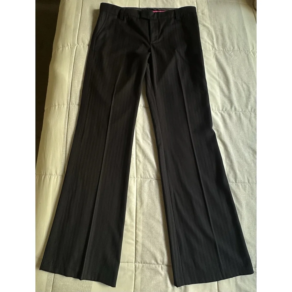 Y2k Sanctuary clothing Los Angeles pants dress‎ slacks Women's 30 Black Stripes